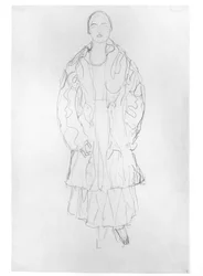 Standing Woman with Coat, 1916